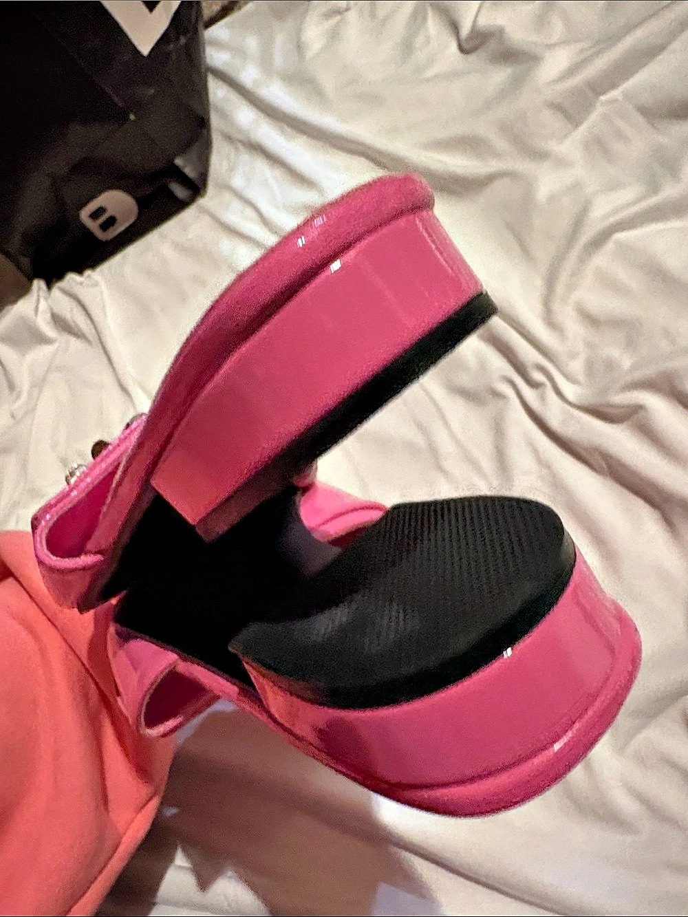 Inspired by Logo Slide Sandals Pink EU 38 - Picture 8 of 10